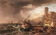 Claude-joseph Vernet Storm with a Shipwreck oil painting